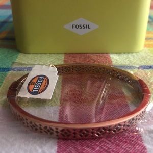 Fossil bracelet - rose gold